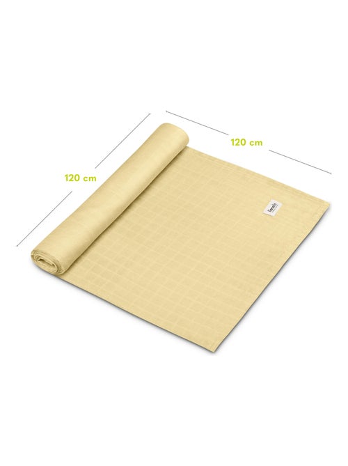 Manta de bambú para bebé 120x120 cm - LIONELO - 100% algodón - Hipoalergénica - Kiabi