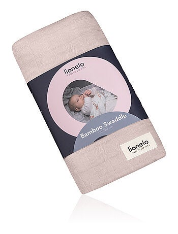Manta de bambú para bebé 120x120 cm - LIONELO - 100% algodón - Hipoalergénica