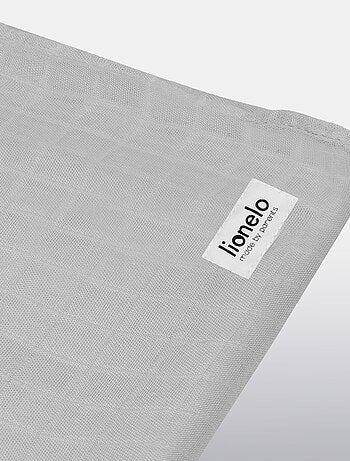 Manta de bambú para bebé 120x120 cm - LIONELO - 100% algodón - Hipoalergénica