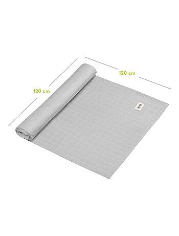 Manta de bambú para bebé 120x120 cm - LIONELO - 100% algodón - Hipoalergénica