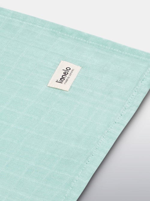 Manta de bambú para bebé 120x120 cm - LIONELO - 100% algodón - Hipoalergénica - Kiabi