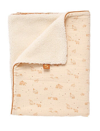 Manta de bebé 75x100cm en sherpa - SAUTHON