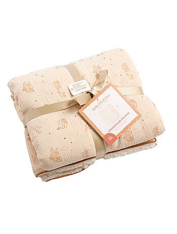 Manta de bebé 75x100cm en sherpa - SAUTHON