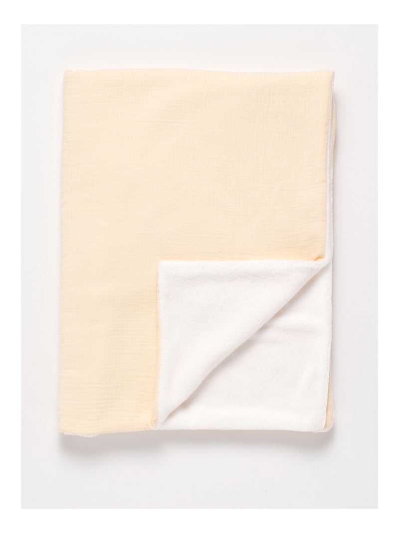 Manta de bebé de gasa de algodón y - SAUTHON Beige - Kiabi
