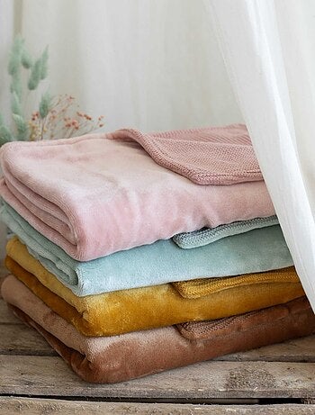 Manta de bebé reversible