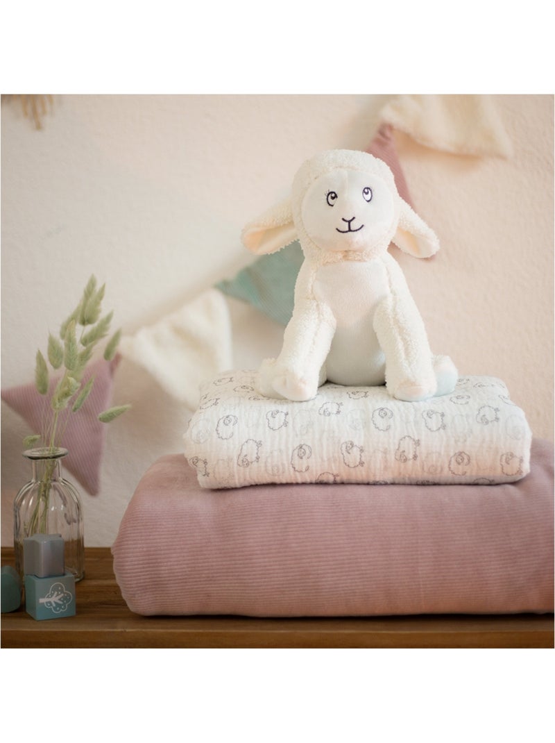 Manta de bebé sherpa Rosa viejo - Kiabi