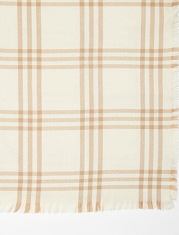 Manta de cuadros 160 x 130 cm - Kiabi Home