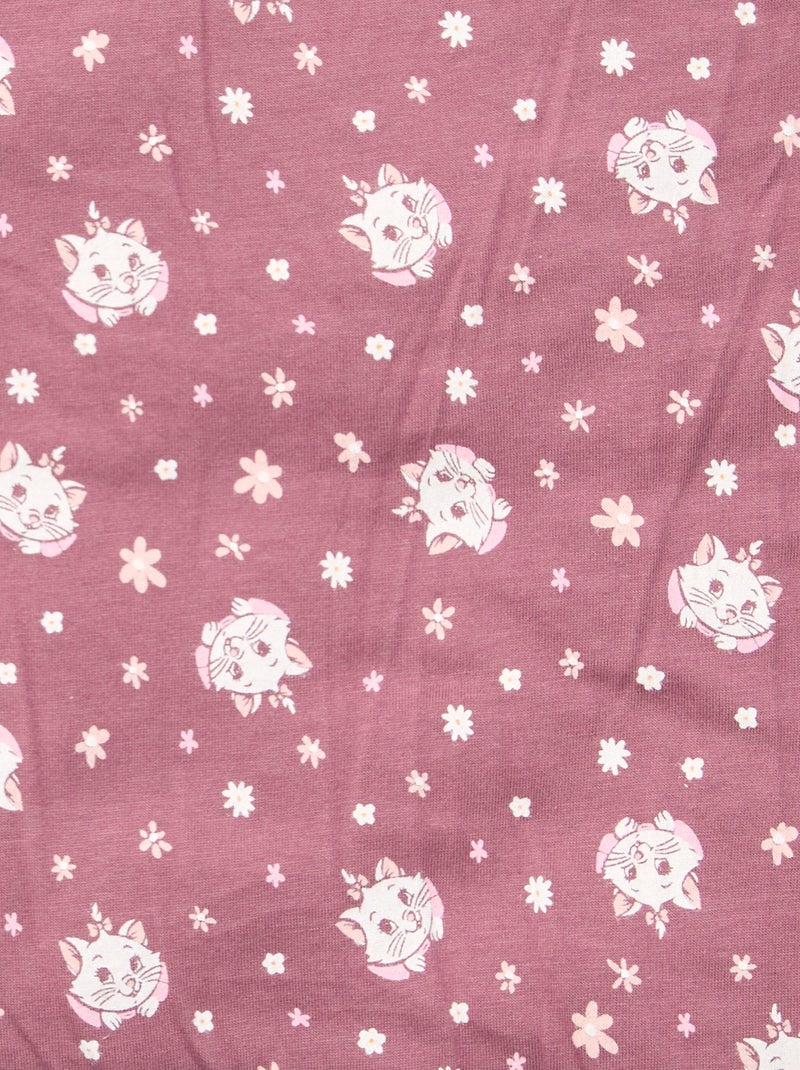 Manta de doble cara 'Disney' 'Marie' en punto de algodón 80x100 cm Rosa - Kiabi