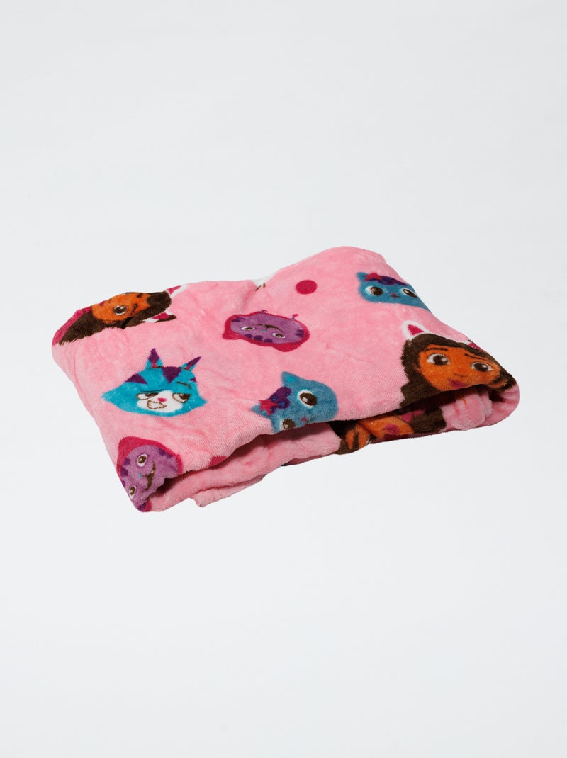 Manta de franela 'Gabby y la casa mágica' Rosa - Kiabi