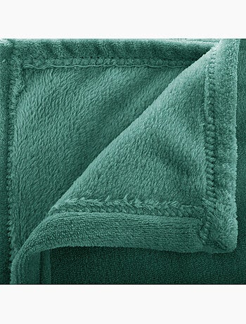 Manta de franela verde 180x230cm