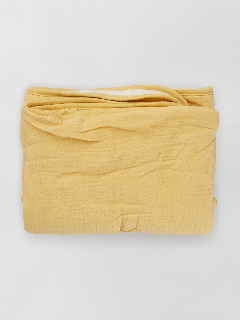 Manta de gasa de algodón AMARILLO - Kiabi