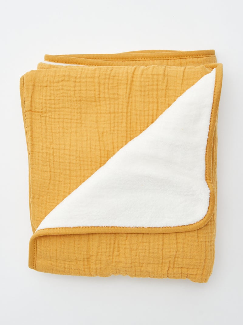 Manta de gasa de algodón BEIGE - Kiabi