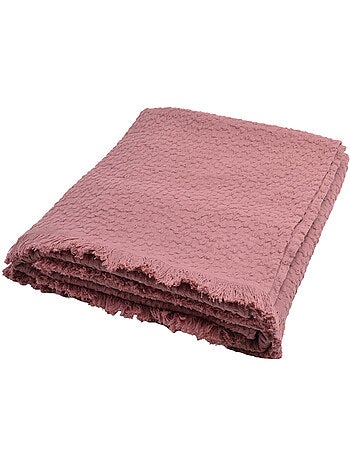 Manta de jacquard de algodón con motivo de lágrima