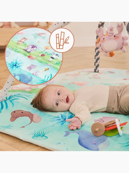 Manta de juegos 2 en 1 LIONELO Anika para bebé - Parque infantil - Lavable - Juguetes interactivos - Kiabi
