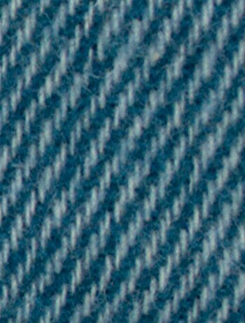 Manta de mezcla de lana con efecto denim