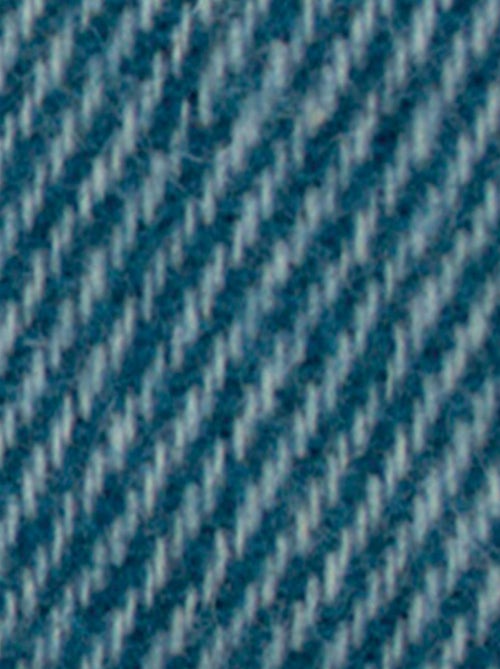 Manta de mezcla de lana con efecto denim - Kiabi