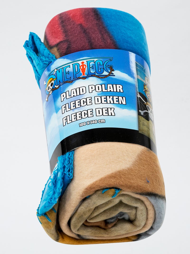 Manta de micropolar 'One piece' Azul - Kiabi