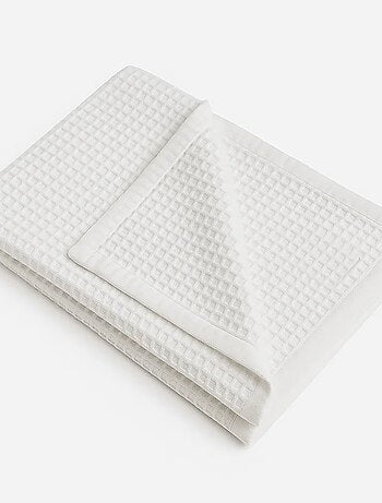 Manta de nido de abeja de algodón orgánico Aiko