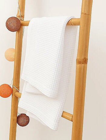 Manta de nido de abeja de algodón orgánico Aiko