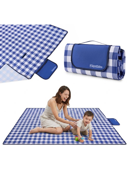 Manta de picnic hypermotion 150 x 200 cm: impermeable, resistente y compacta - Kiabi