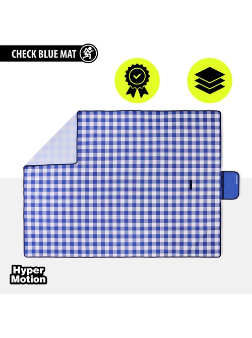 Manta de picnic hypermotion 150 x 200 cm: impermeable, resistente y compacta - Kiabi