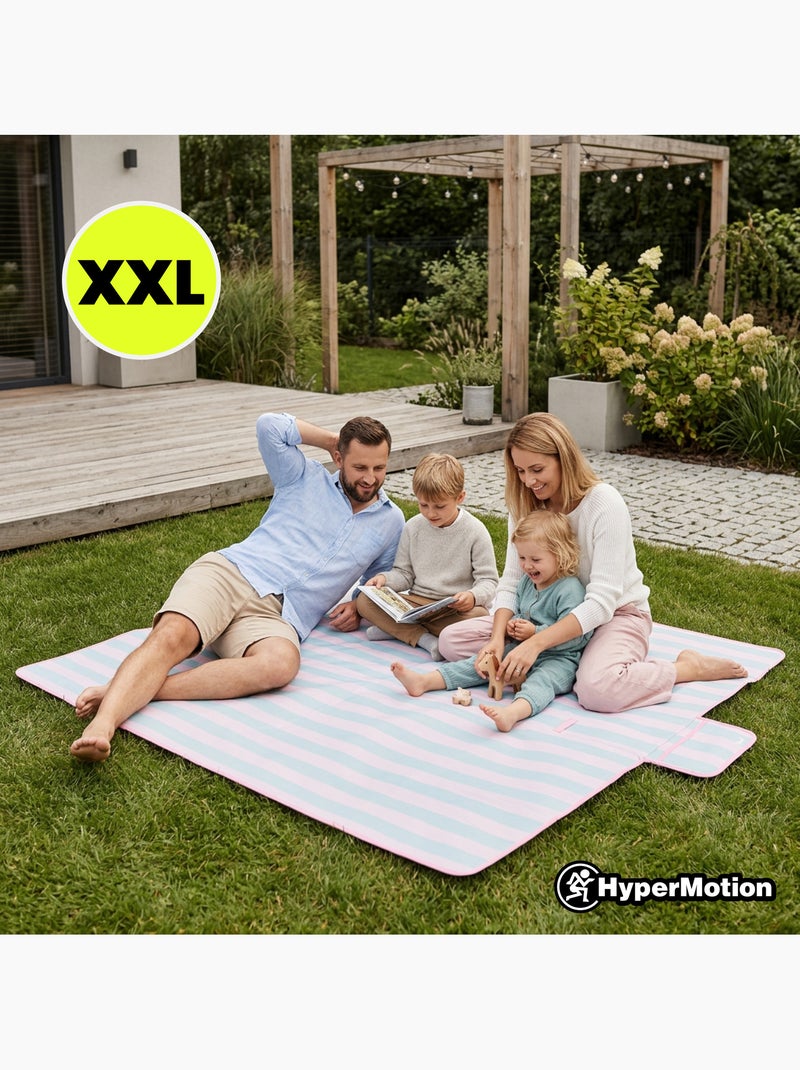 Manta de picnic hypermotion 150 x 200 cm: impermeable, resistente y compacta Azul - Kiabi