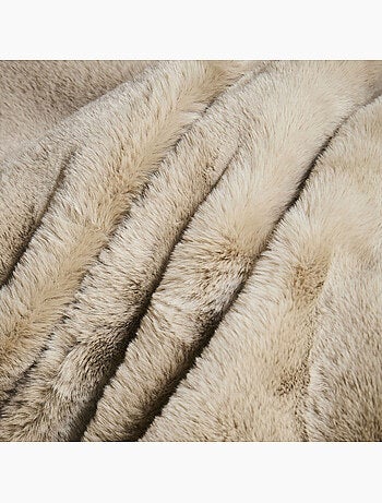 Plaid decorativo de pelo sintético Oeko-Tex - 150 x 200 cm - Future Home