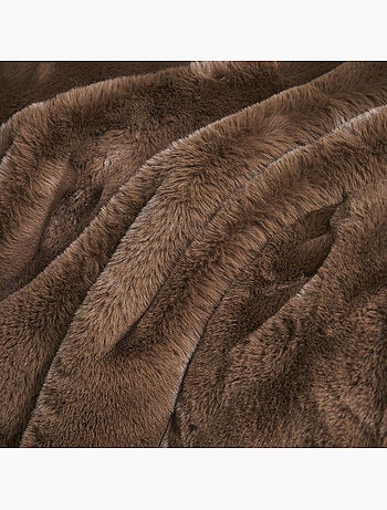 Plaid decorativo de pelo sintético Oeko-Tex - 150 x 200 cm - Future Home