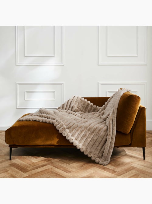 Manta de Poliéster BOUDOIR Douceur d'Intérieur - Kiabi
