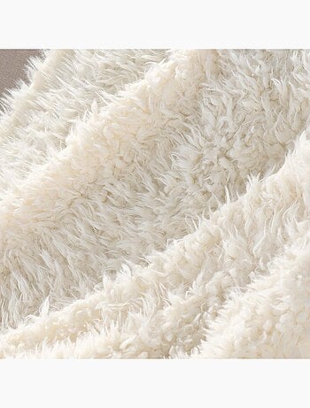 Manta de Poliéster Fourrure Mouton Douceur d'Intérieur