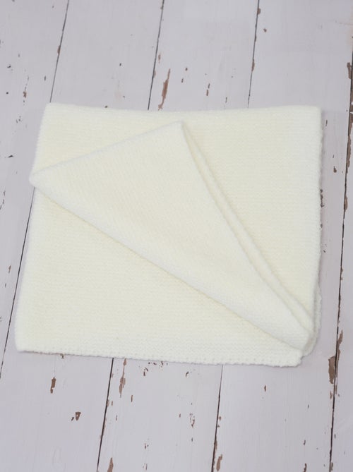 Manta de punto bobo – Cocoon - Kiabi