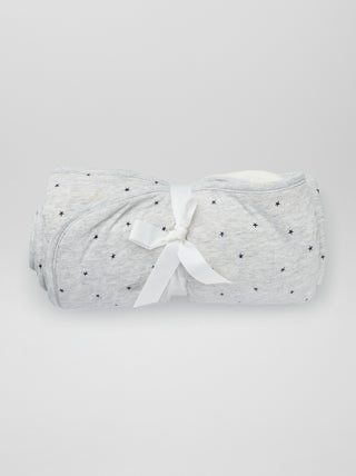 Manta de punto 'estrellas'
