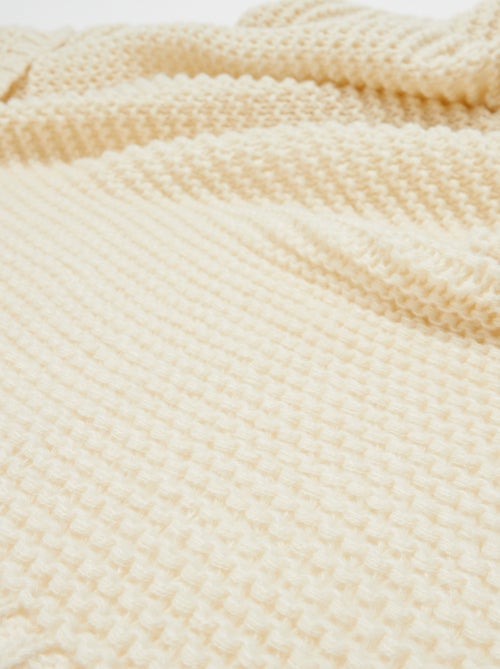 Manta de punto grueso - Kiabi Home - Kiabi