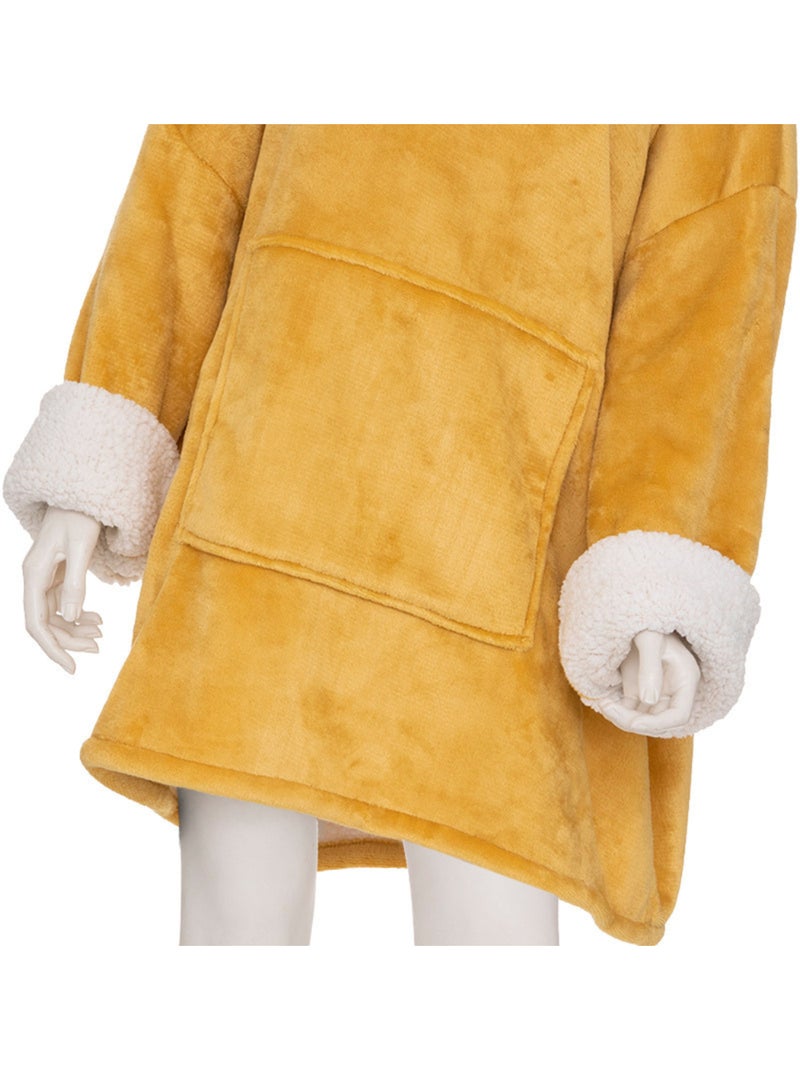 Manta de sudadera Amarillo oscuro - Kiabi