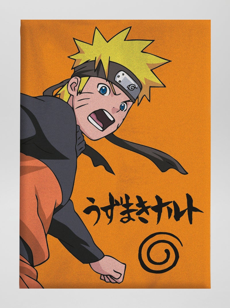 Manta de tejido polar 'Naruto' AMARILLO - Kiabi