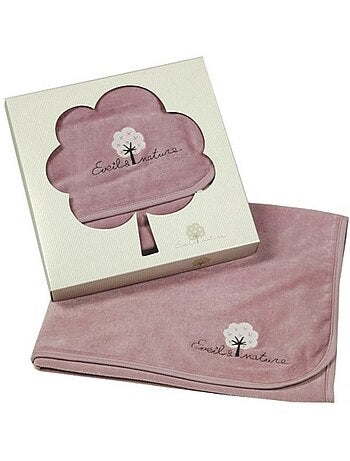 Manta de terciopelo 75x100 cm algodón orgánico