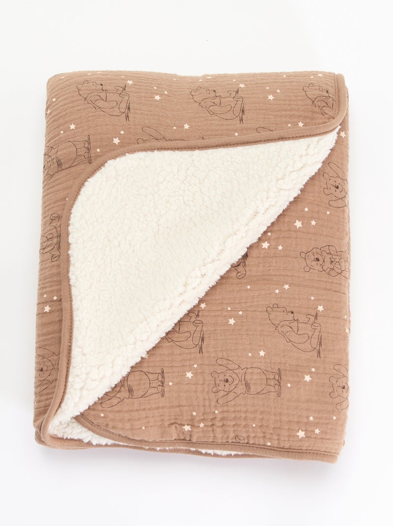 Manta 'Disney' 'Winnie' Beige - Kiabi