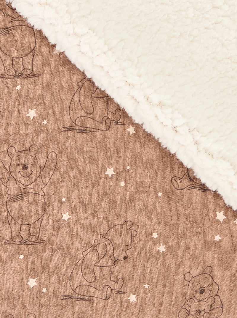 Manta 'Disney' 'Winnie' Beige - Kiabi