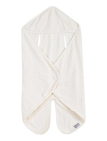 Manta envolvente en algodón orgánico con lunares en relieve 'ROBA' 'Seashells'