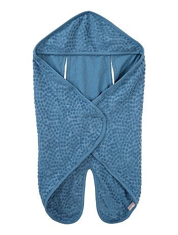 Manta envolvente en algodón orgánico con lunares en relieve 'ROBA' 'Seashells'