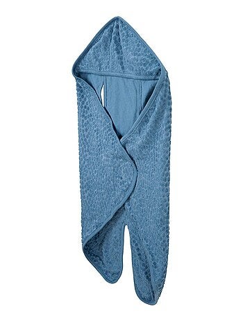 Manta envolvente en algodón orgánico con lunares en relieve 'ROBA' 'Seashells'