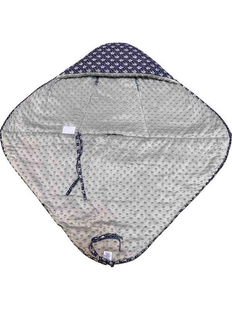 Manta envolvente reversible para bebé en algodón | SEVIRA KIDS Azul - Kiabi