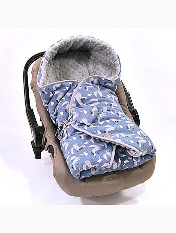 Manta envolvente reversible para bebé en algodón | SEVIRA KIDS