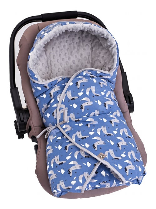 Manta envolvente reversible para bebé en algodón | SEVIRA KIDS - Kiabi