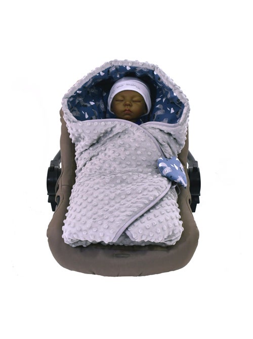 Manta envolvente reversible para bebé en algodón | SEVIRA KIDS - Kiabi