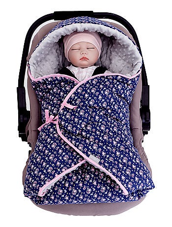 Manta envolvente reversible para bebé en algodón | SEVIRA KIDS