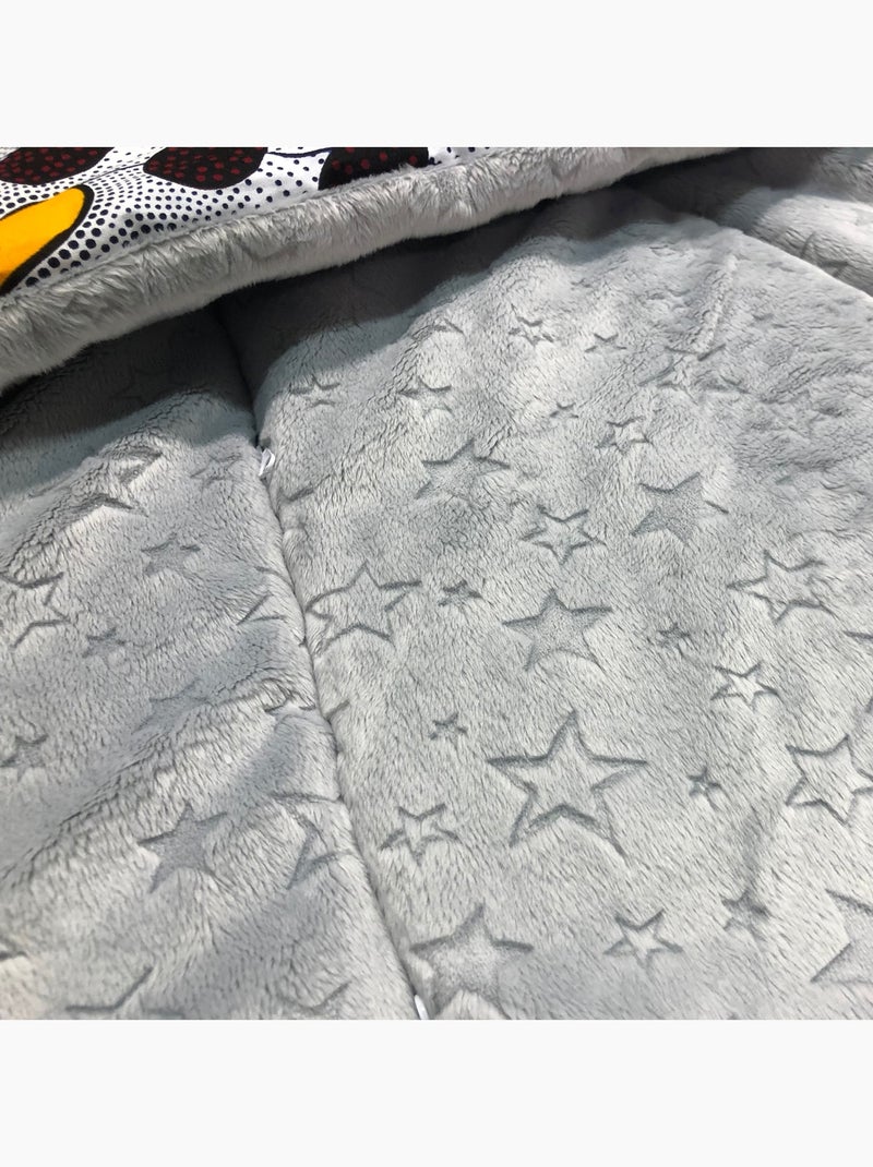 Manta envolvente reversible para bebé en algodón | SEVIRA KIDS Gris - Kiabi