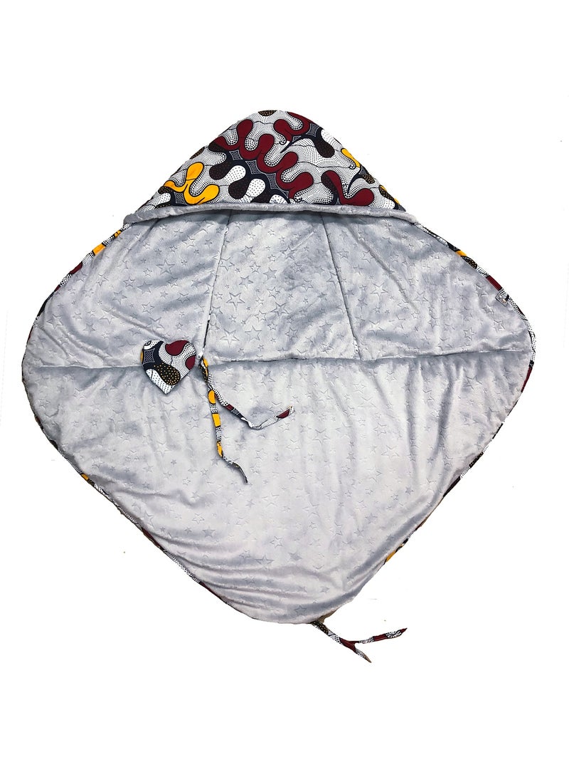 Manta envolvente reversible para bebé en algodón | SEVIRA KIDS Gris - Kiabi