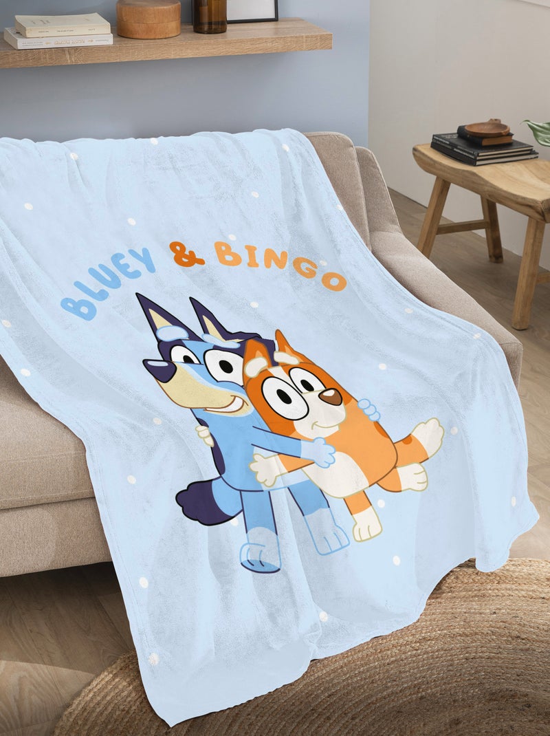 Manta estampada 'Bluey' azul - Kiabi