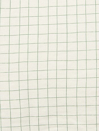 Manta estampada con interior de tejido polar